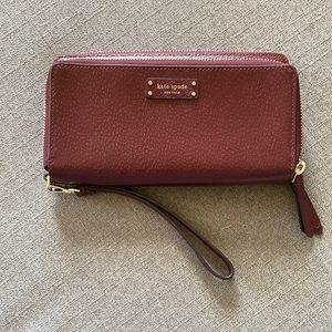 Kate Spade large continental travel wallet